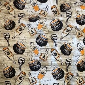 Handmade Circle Skirt Potion Bottle Print